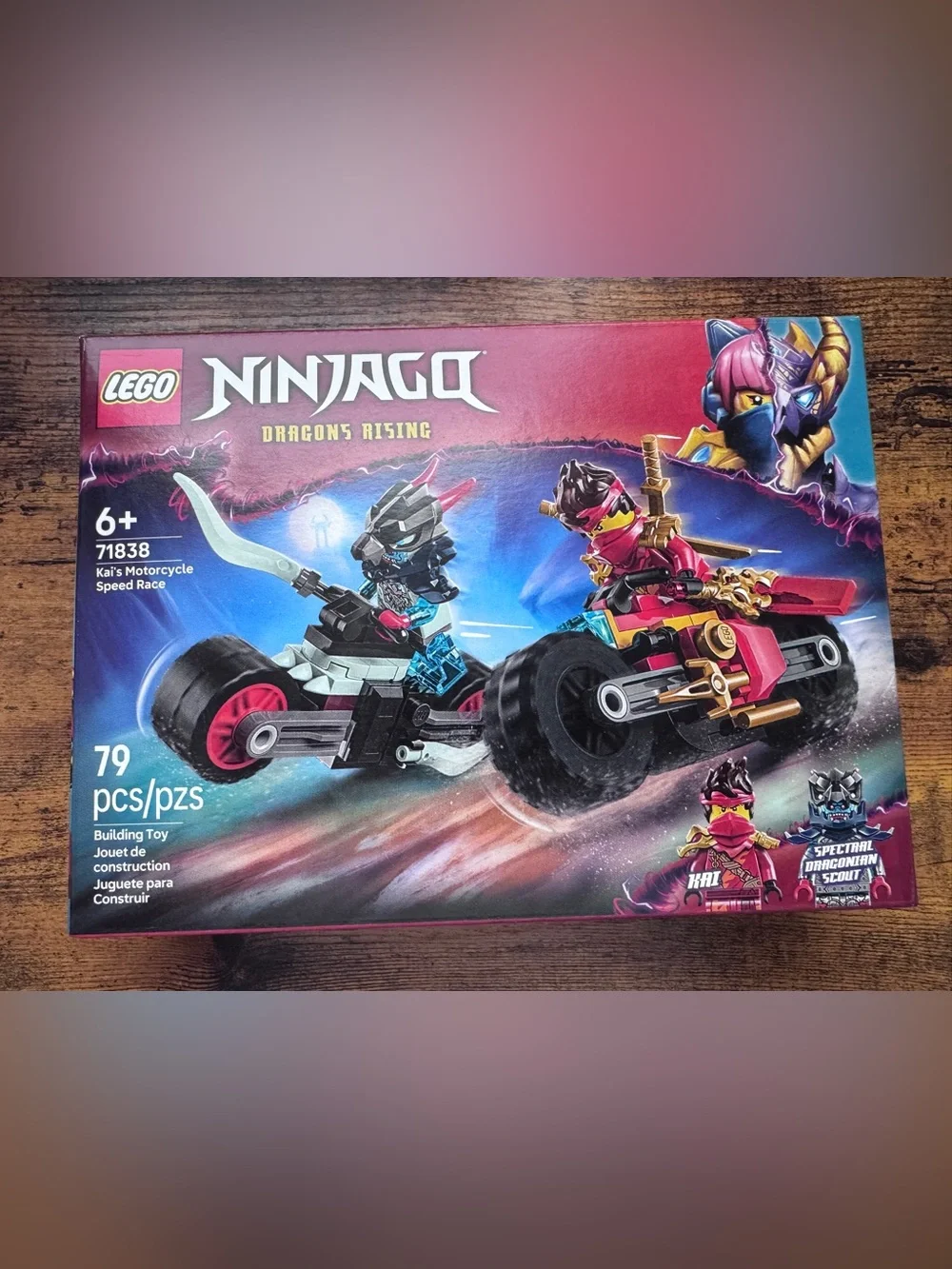 NIB-LEGO-Ninjago-Kai’s Motorcycle Speed Race-71838